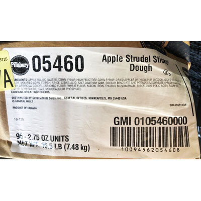 Apple Strudel Sticks Dough