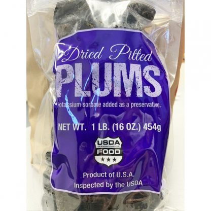 Dried Pitted Plums Bag
